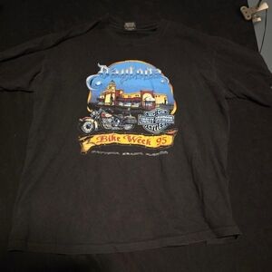 Harley-Davidson Black 'Bike Week 95' Graphic Long-Sleeve Tee